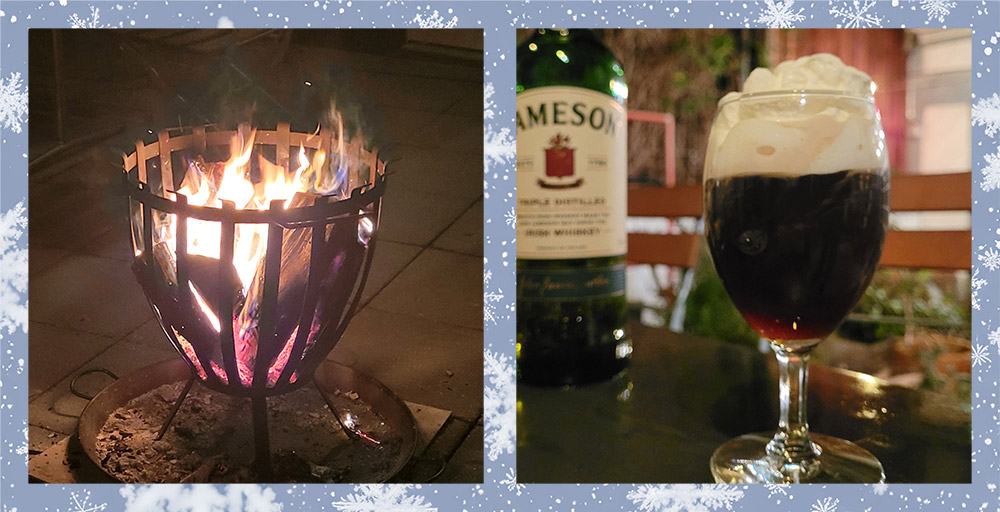 Feuer und Irish-Coffee