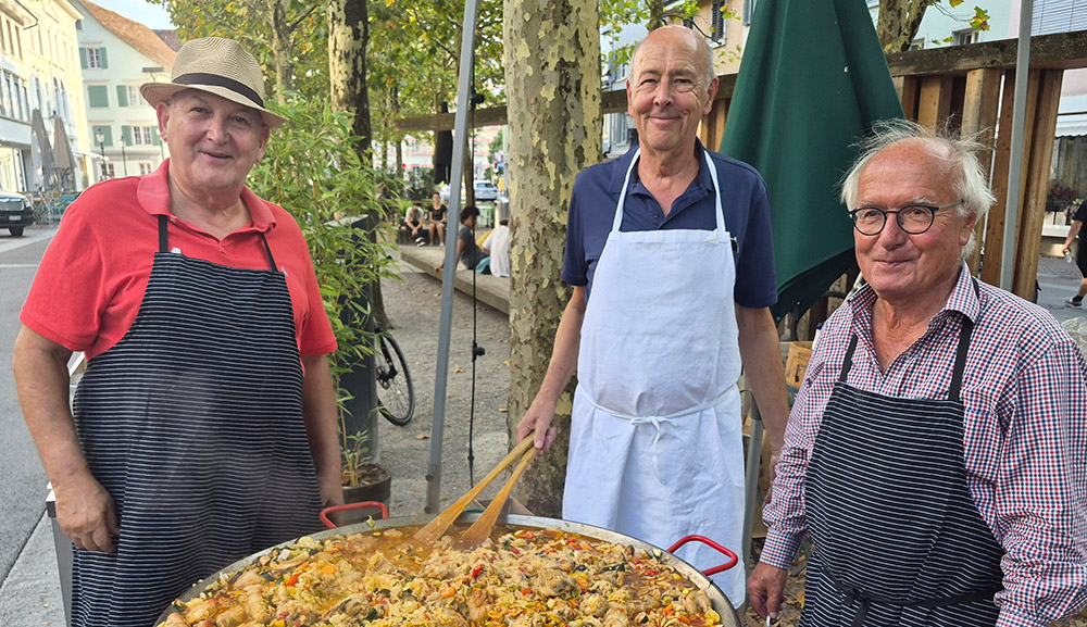 BVA-Köchen Paul Lehmann, Bruno Vitali und Manuel Beceiro