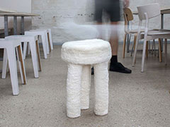 Hocker: «Bactory» Matthis Plaga & Leon Ehrmann Semesterprojekt «Microbial Factories», Sommer 2025